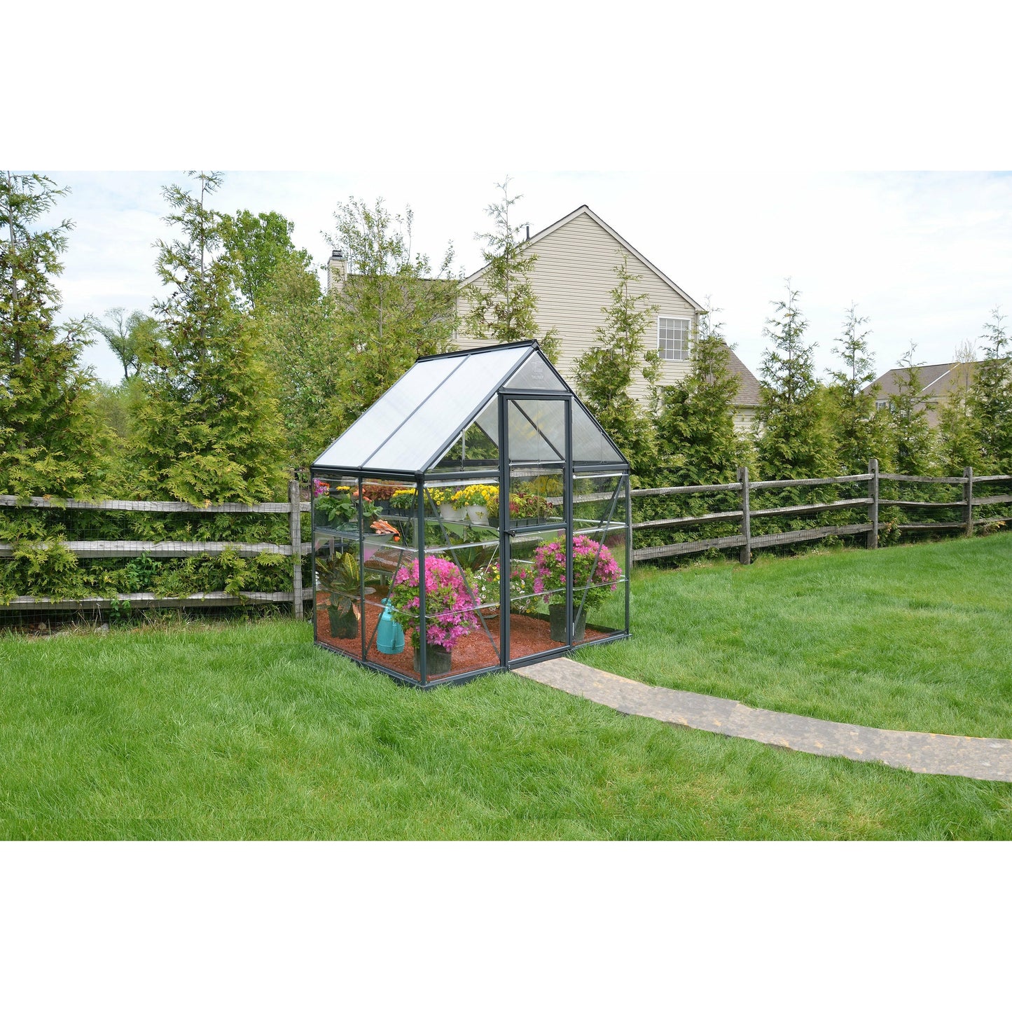 Palram Hybrid 6' x 4' Greenhouse - Gray
