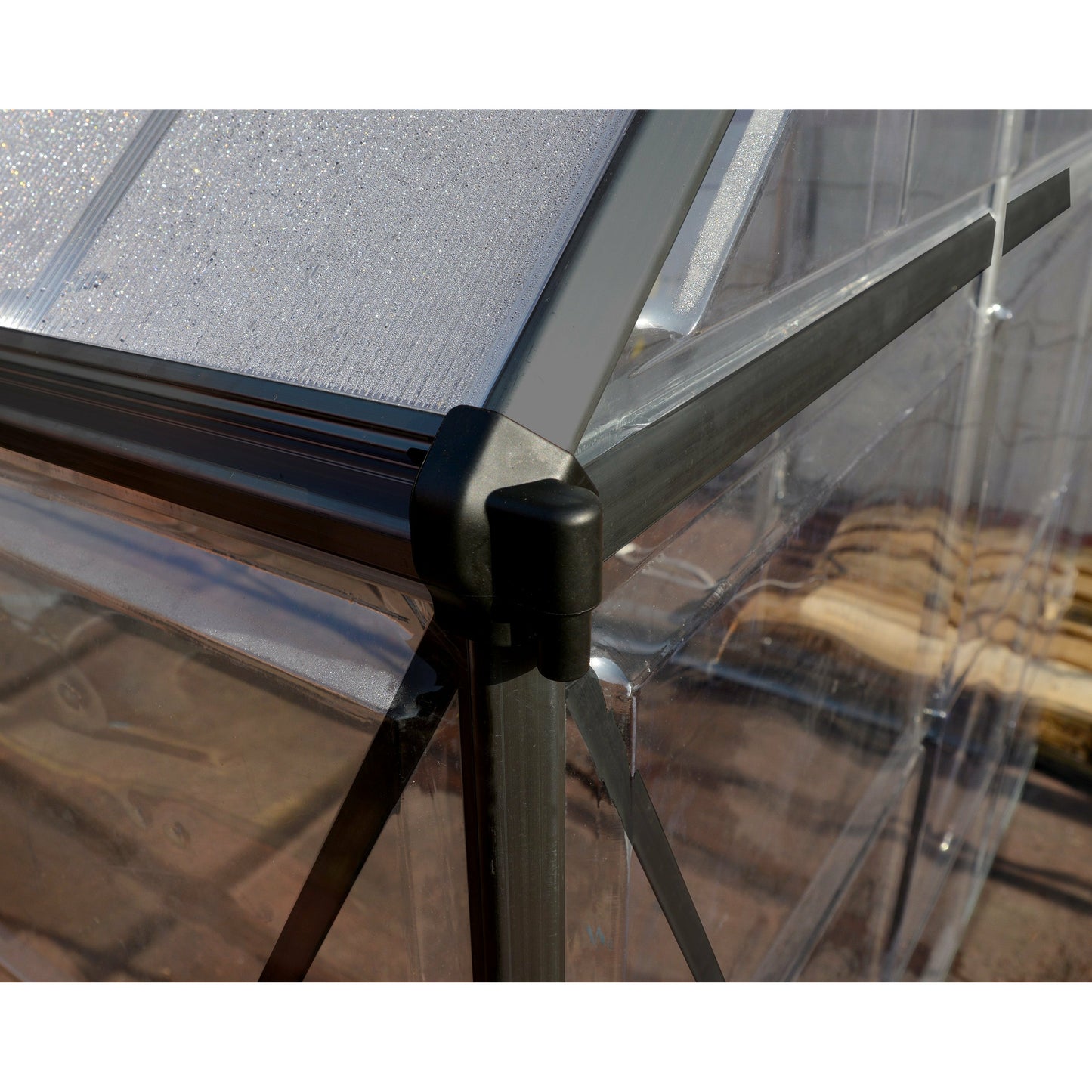 Palram Hybrid 6' x 10' Greenhouse - Gray