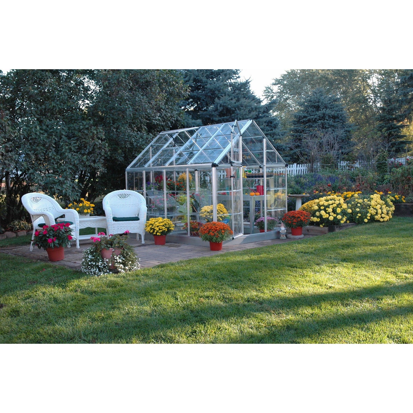 Palram Snap & Grow 6' x 8' Greenhouse - Silver