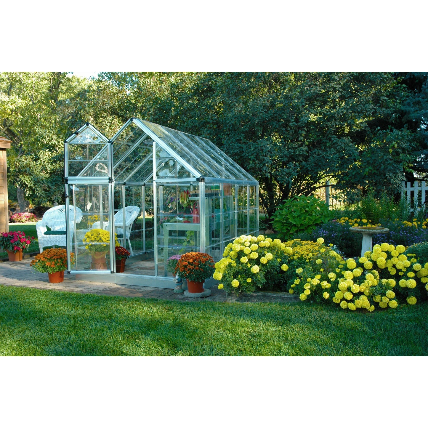 Palram Snap & Grow 6' x 8' Greenhouse - Silver