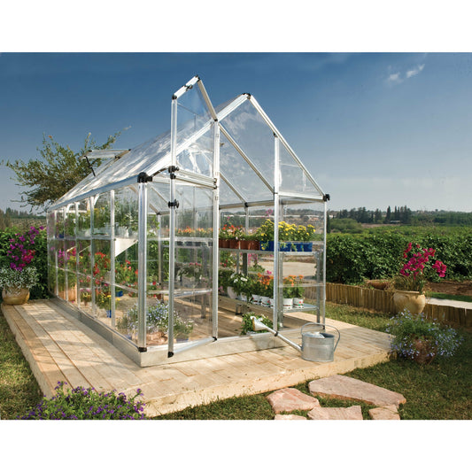 Palram Snap & Grow 6' x 12' Greenhouse - Silver