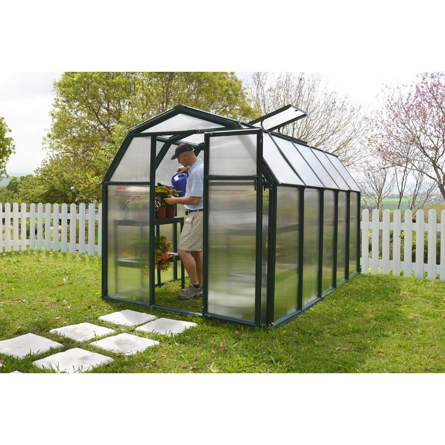 Rion EcoGrow 6' x 10' Greenhouse