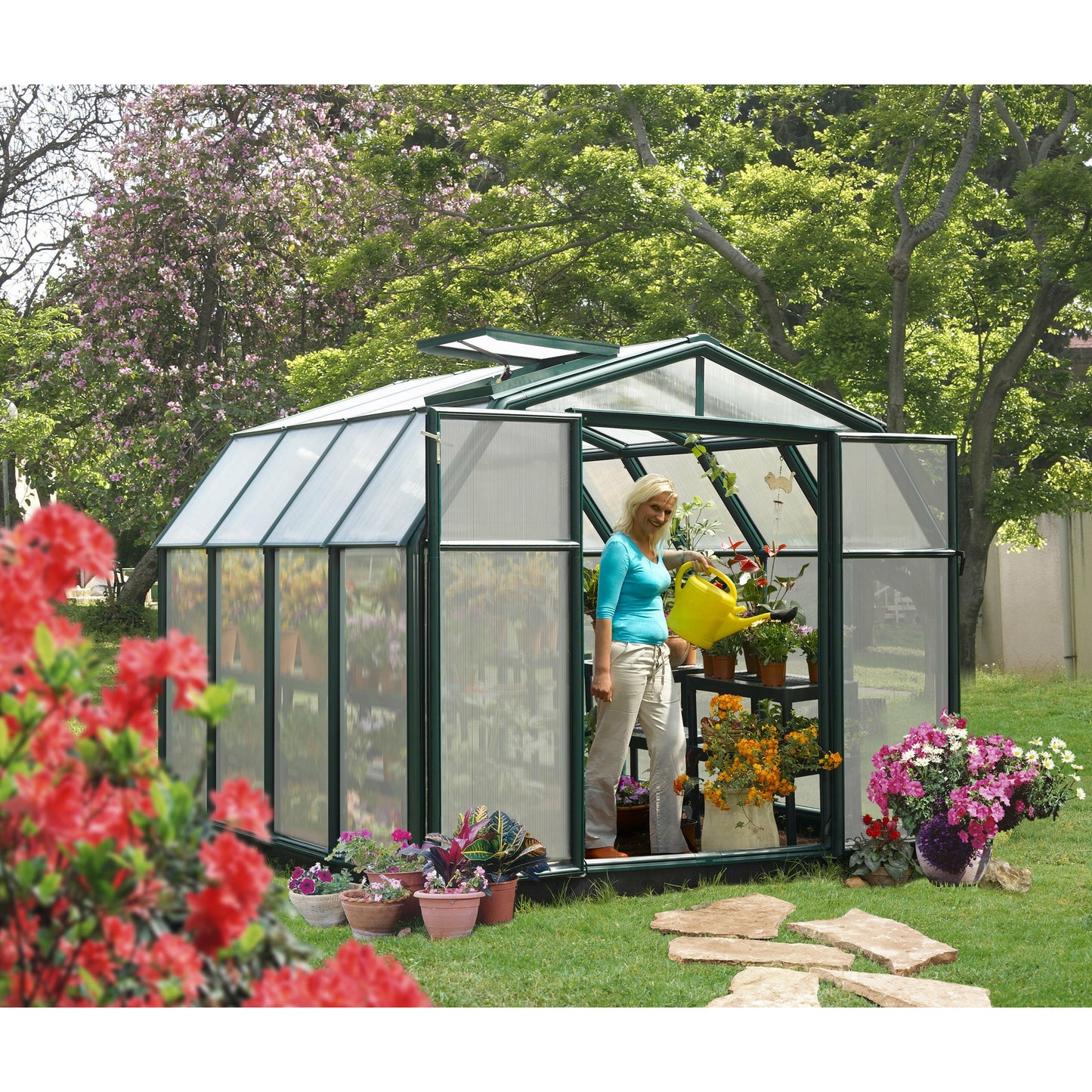 Rion Hobby Gardener 8' x 8' Greenhouse