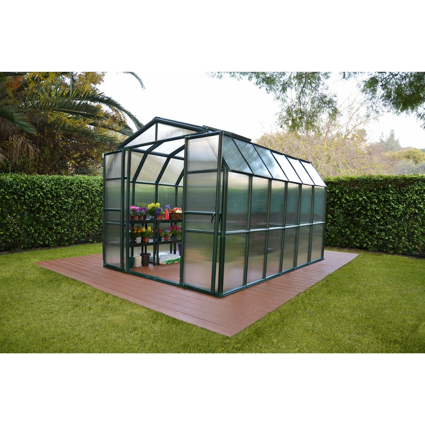 Rion Grand Gardener 8' x 12' Greenhouse - Twin Wall