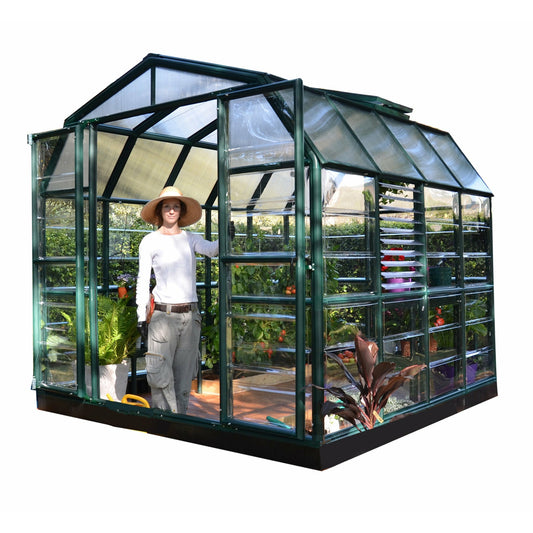 Rion Prestige 2 Clear 8' x 8' Greenhouse
