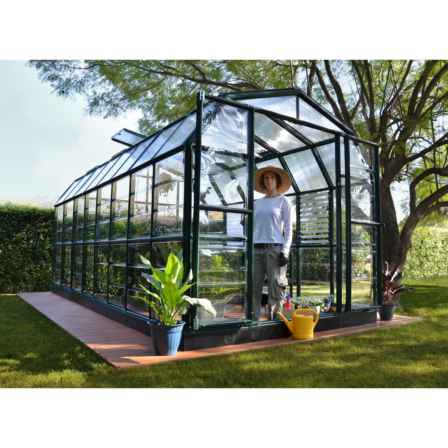 Rion Prestige 2 Clear 8' x 16' Greenhouse