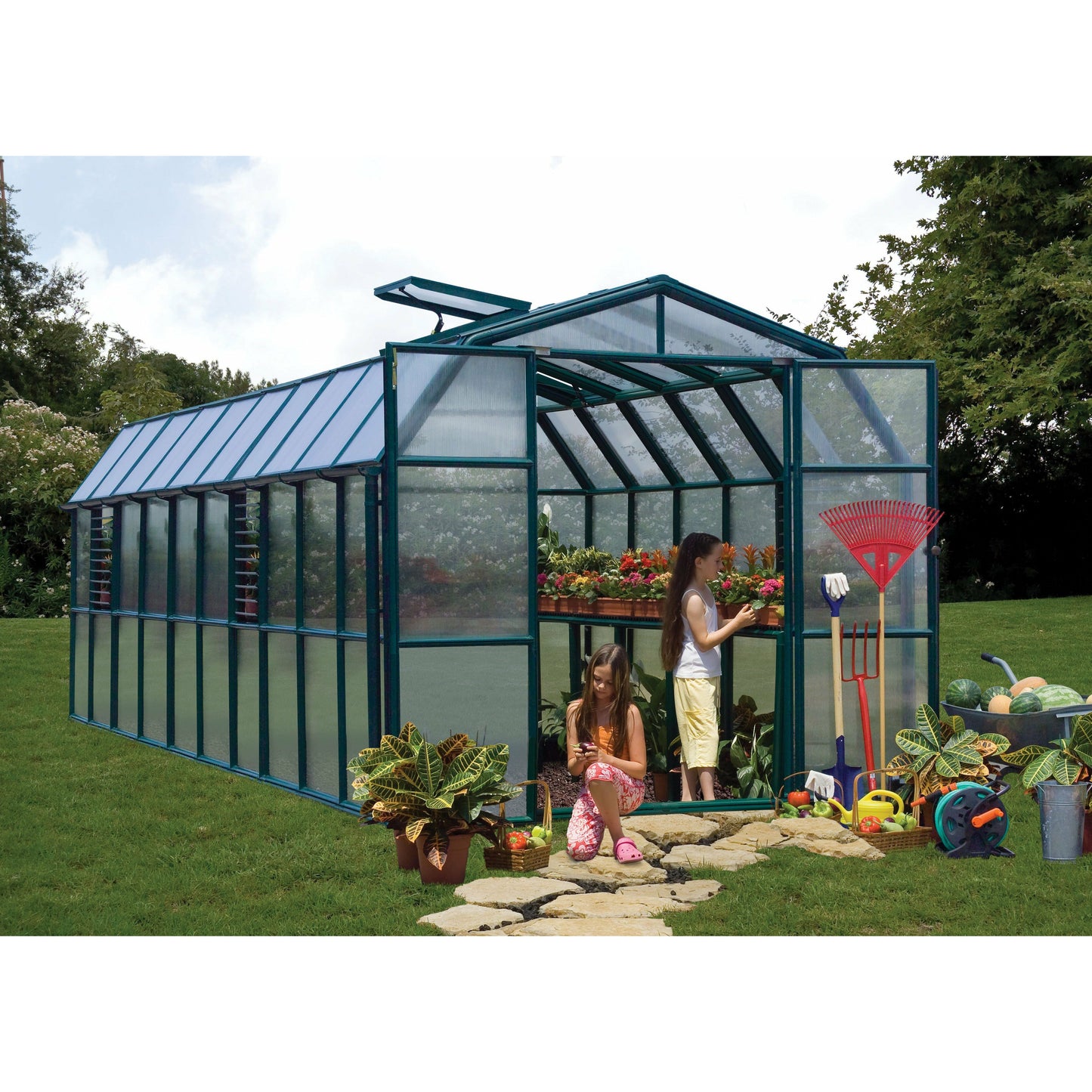 Rion Prestige 8' x 20' Greenhouse
