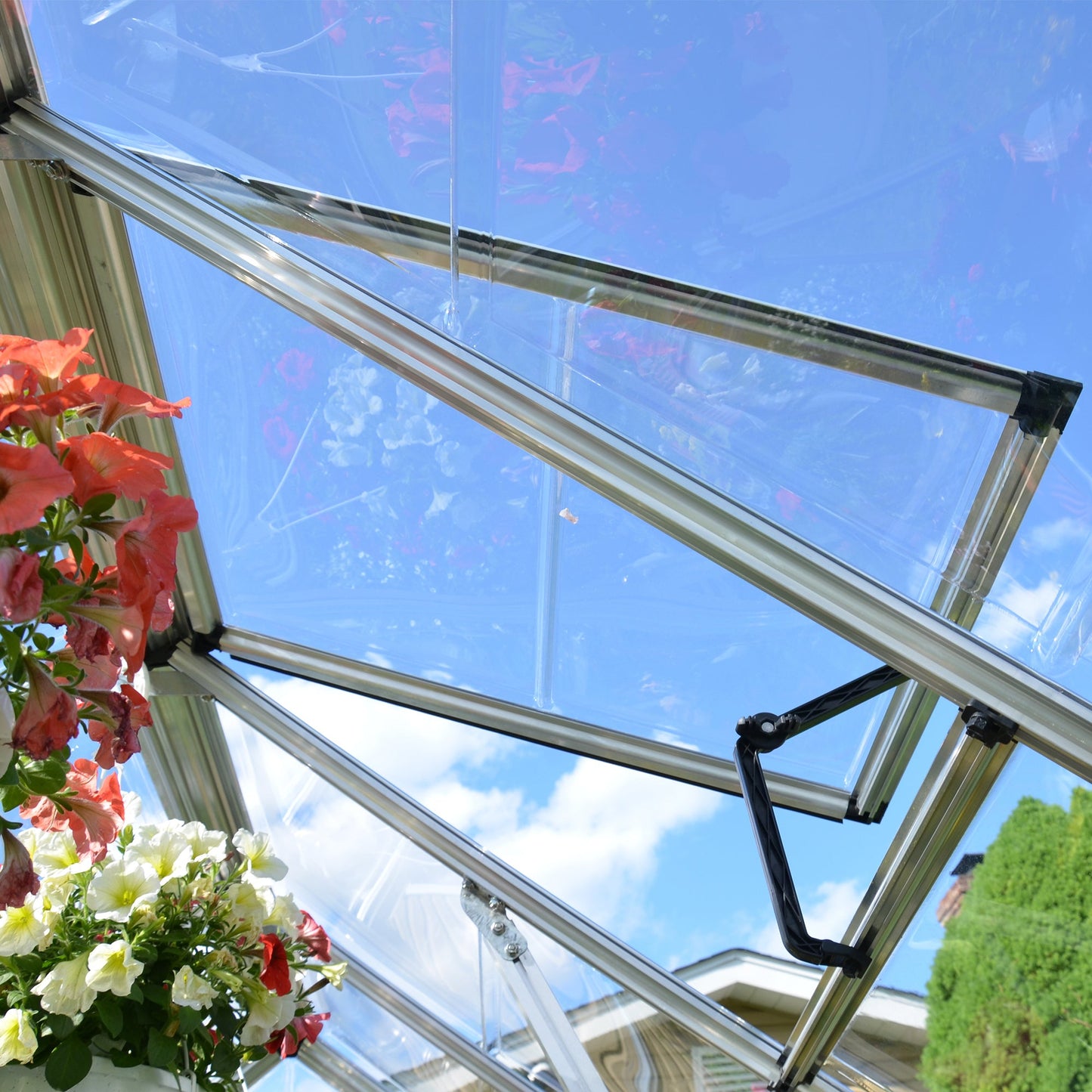 Rion Snap & Grow 8' x 8' Greenhouse - Silver