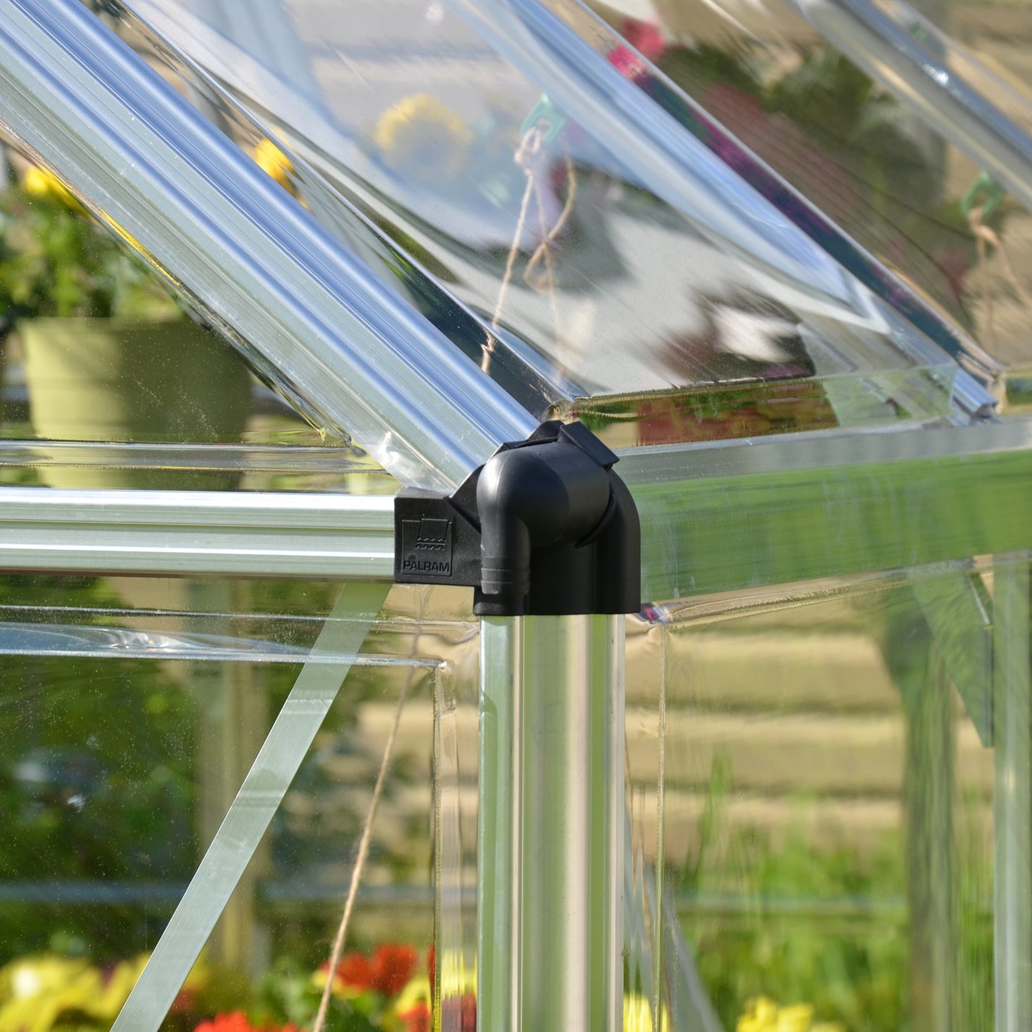 Rion Snap & Grow 8' x 8' Greenhouse - Silver