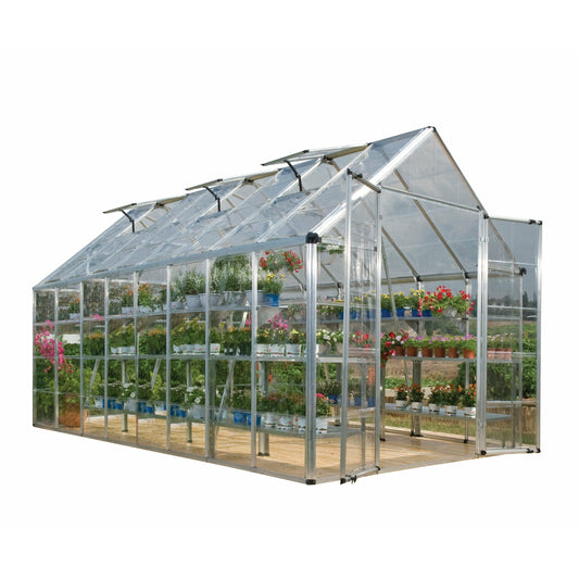 Palram Snap & Grow 8' x 16' Greenhouse - Silver