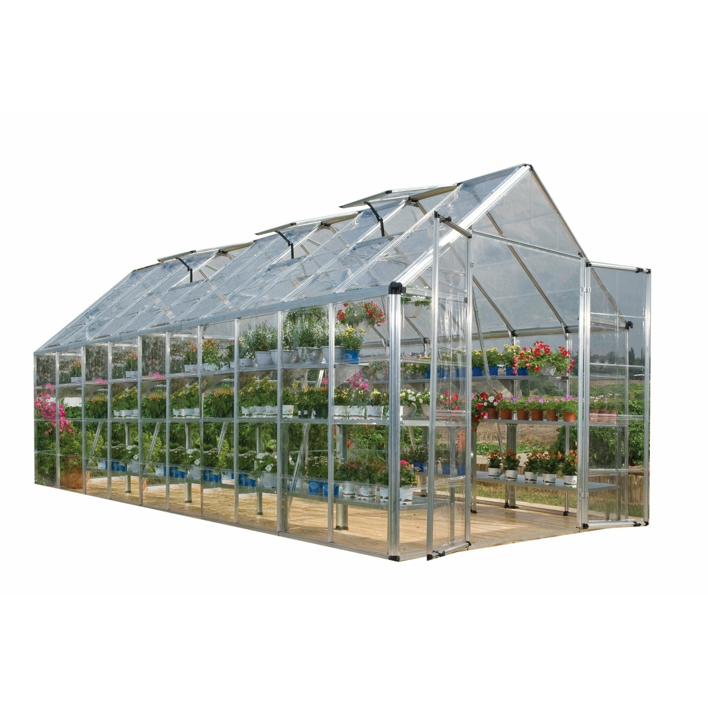 Palram Snap & Grow 8' x 20' Greenhouse - Silver