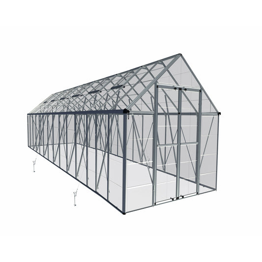 Palram Snap & Grow 8' x 28' Greenhouse - Silver