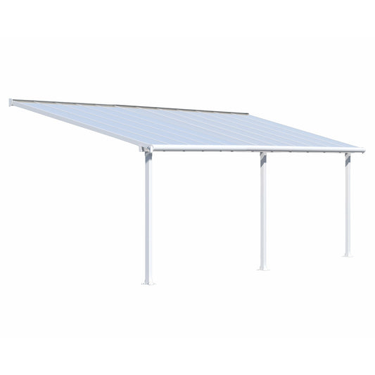 Palram Olympia 10' x 24' Patio Cover - White/White
