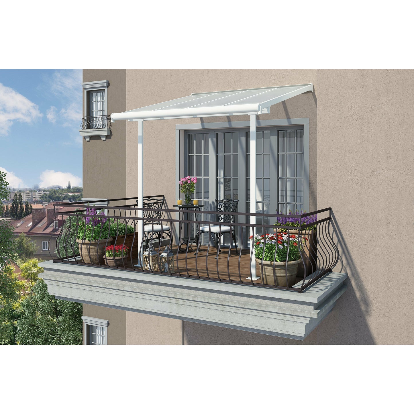 Palram Sierra 8' x 8' Patio/Door Cover