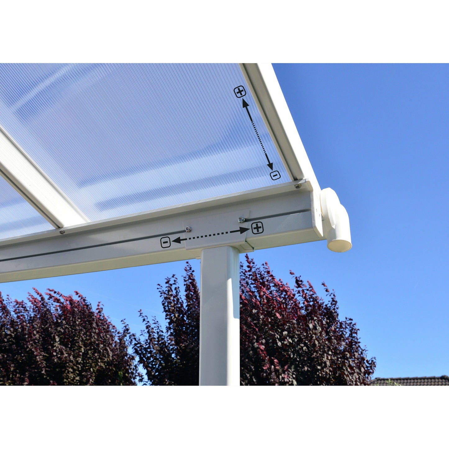 Palram Sierra 8' x 8' Patio/Door Cover