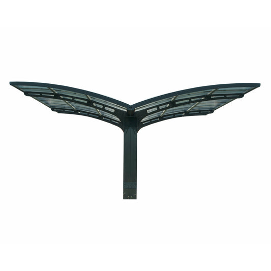 Palram Arizona Wave Dbl Carport Wing-Style