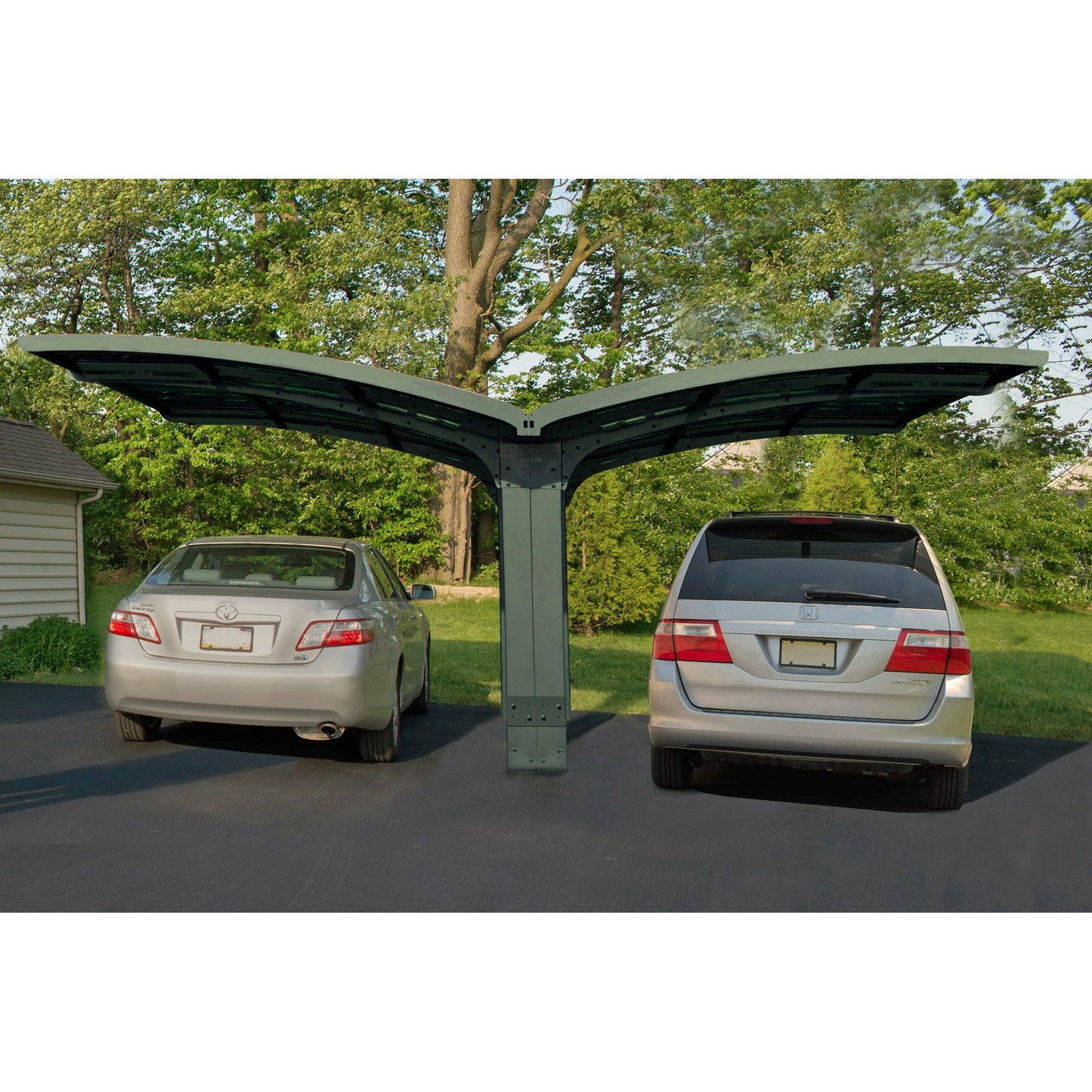 Palram Arizona Breeze Dbl Carport Wing-Style