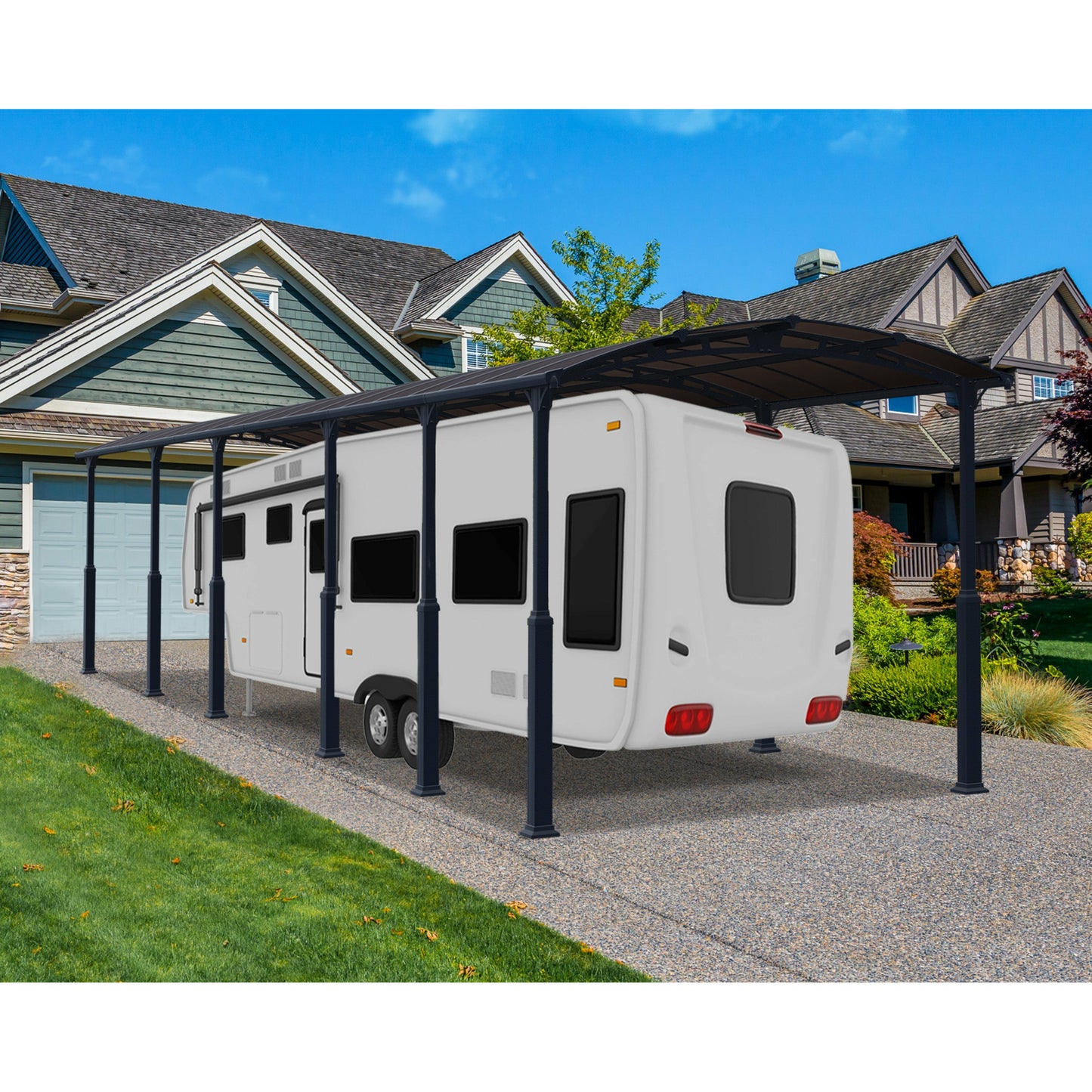 Palram Arcadia Alpine 12 x 42 Carport