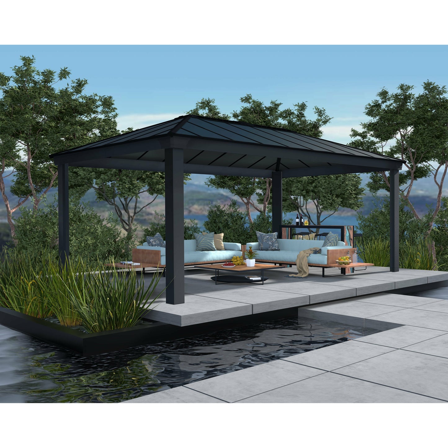 Palram Dallas 6100 20x12 Gazebo