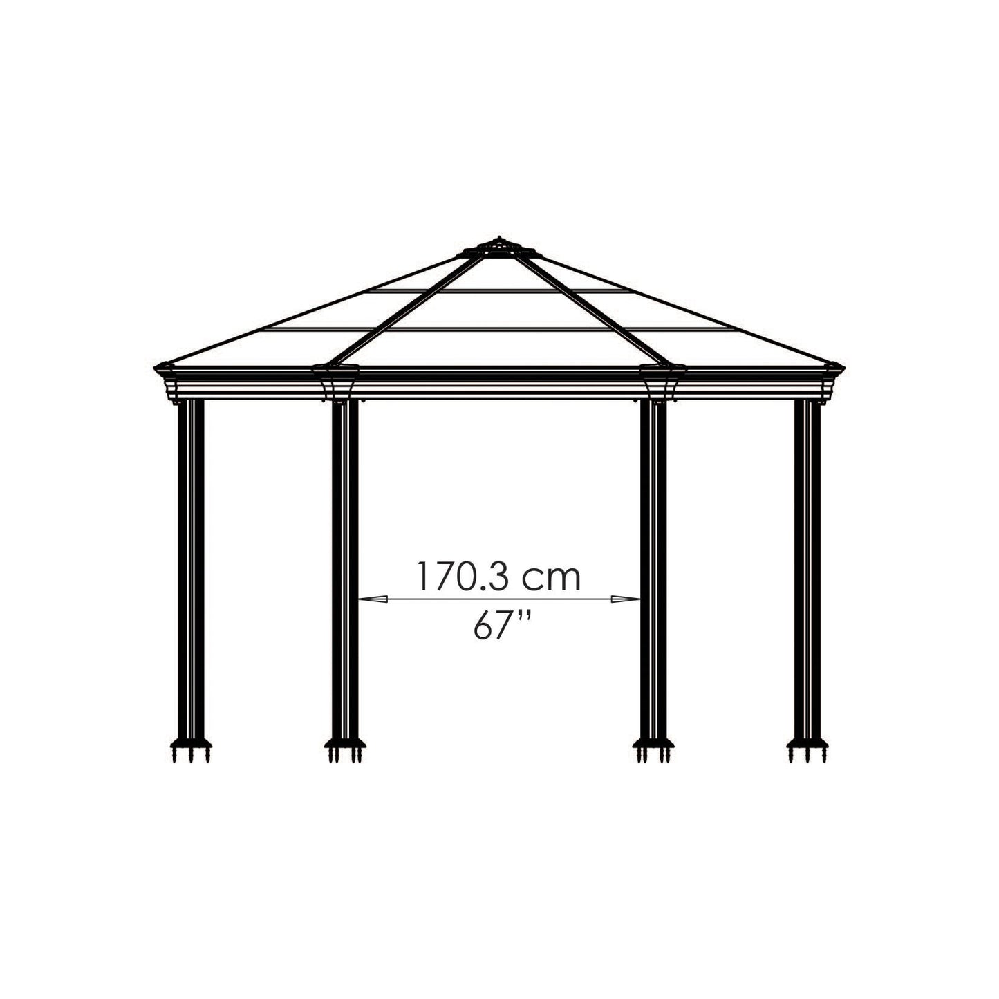 Palram Roma Garden Gazebo