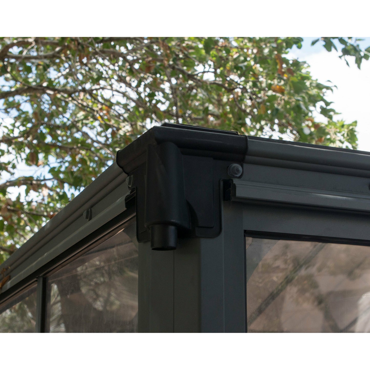 Palram Ledro Gazebo 10 x 10 Gazebo Gray/Brnze