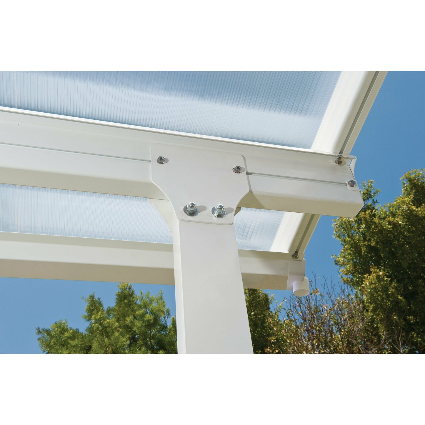 Palram Feria 13' x 28' Patio Cover - White