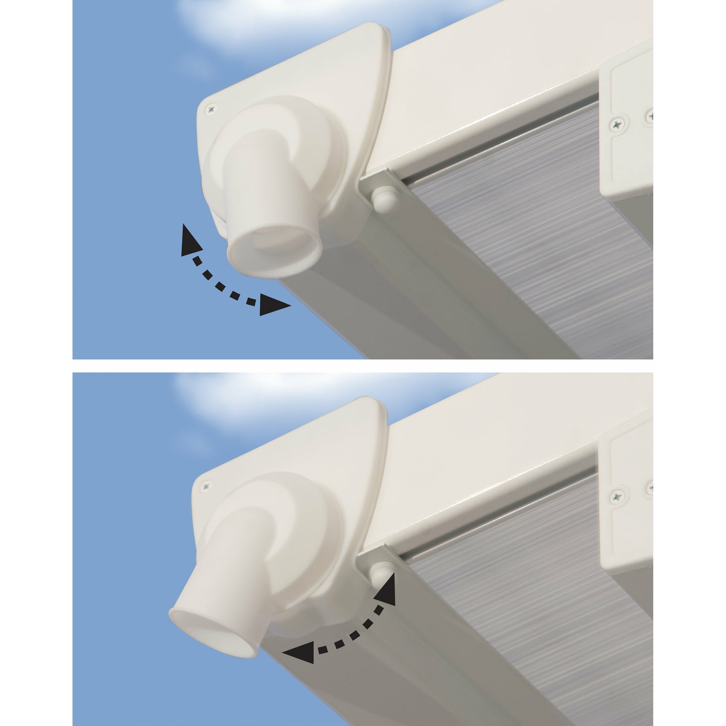 Palram Feria 10' x 18' Patio Cover - White