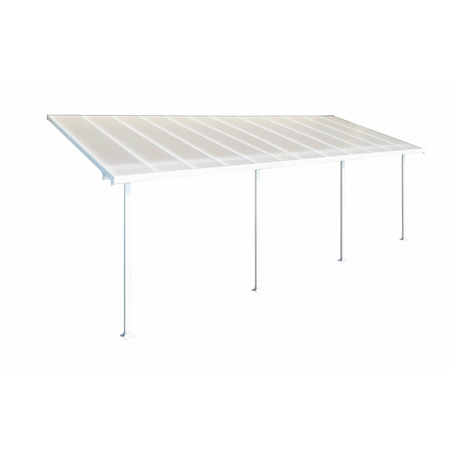 Palram Feria 10' x 24' Patio Cover - White