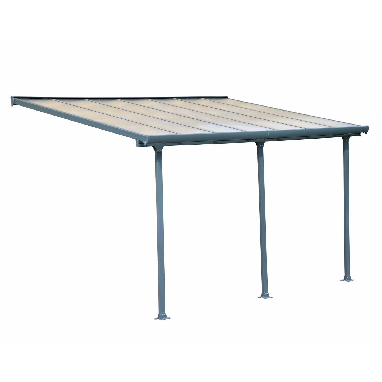 Palram Feria 10' x 14' Patio Cover - Gray