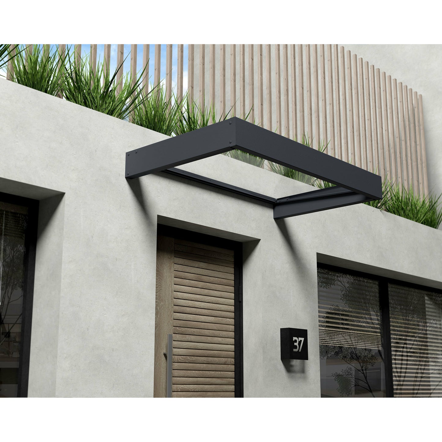 Palram Sophia 1600 Gray/Clear