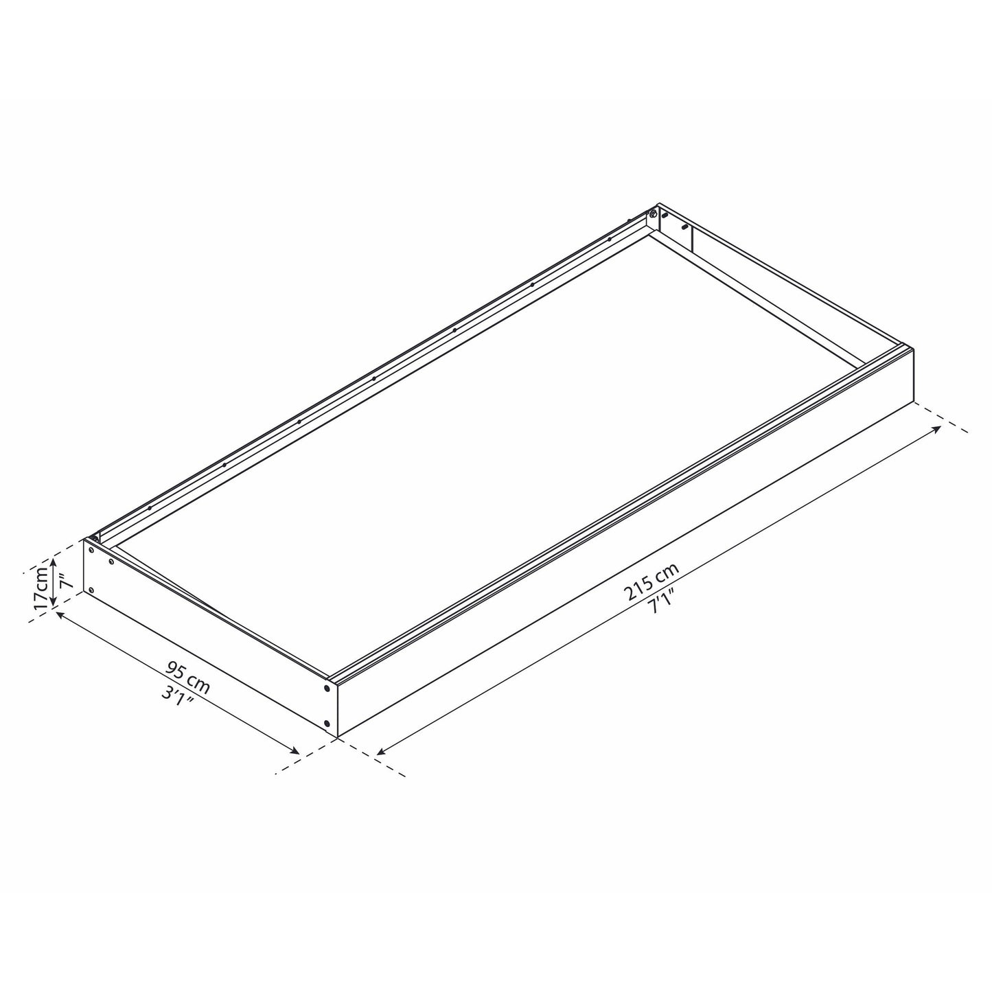 Palram Sophia 2150 Gray/Clear