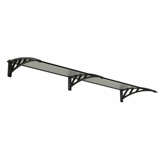 Palram Neo 2360 Door Canopy Awning Gray/Clear