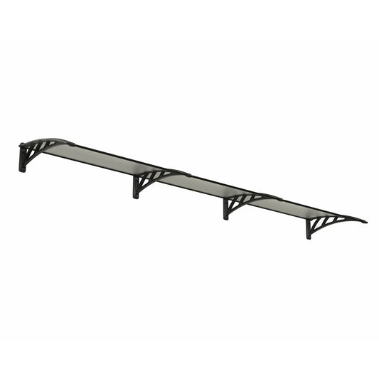 Palram Neo 3540 Door Canopy Awning Gray/Clear
