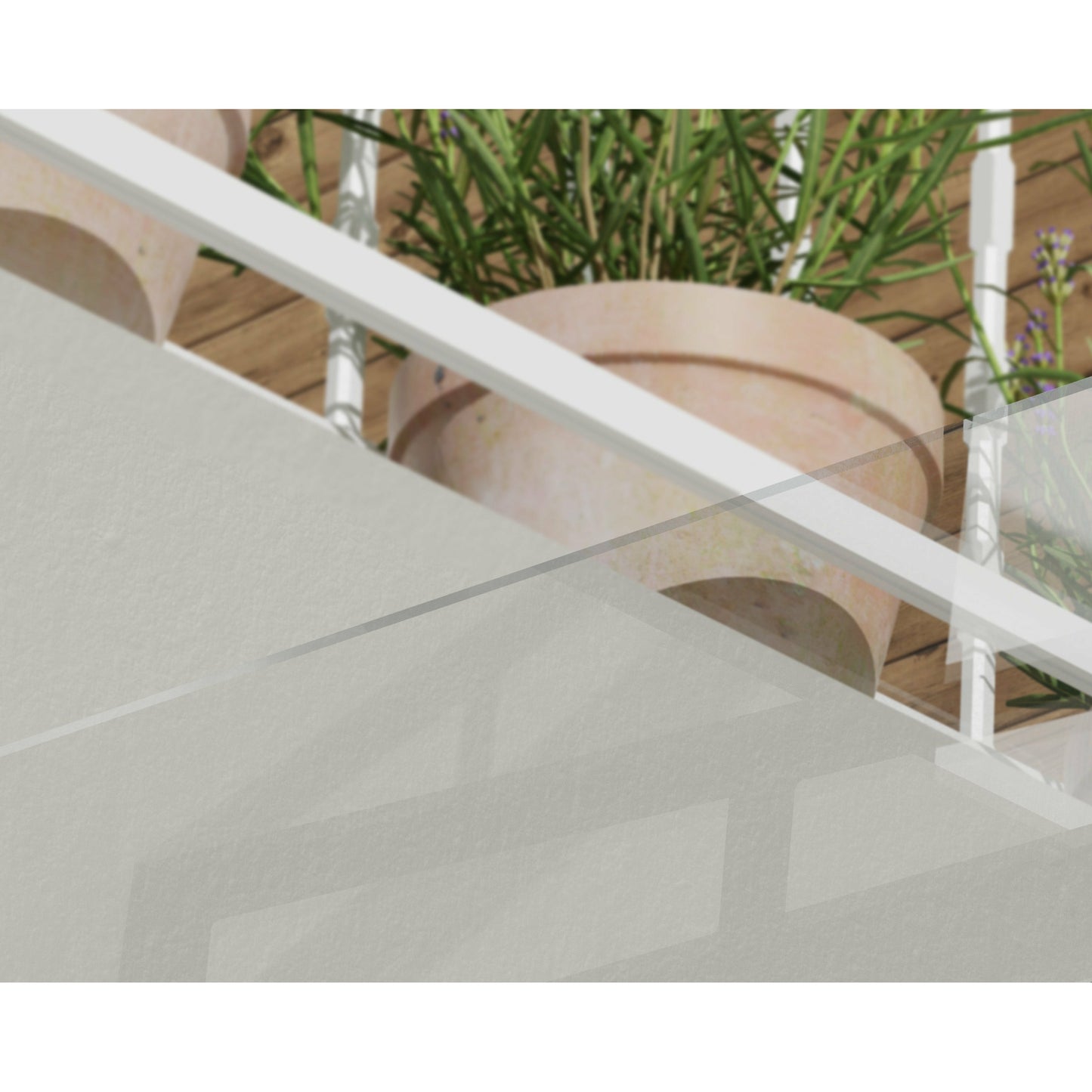 Palram Bremen 1500 Awning Gray/Clear
