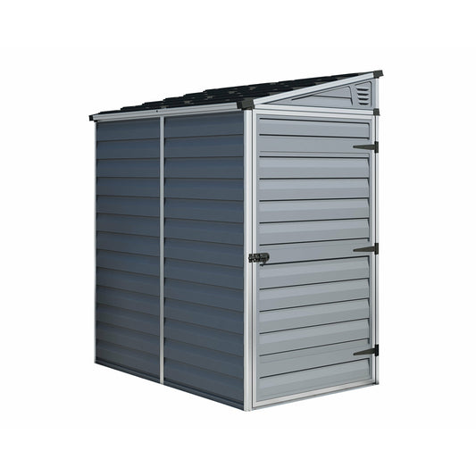 Palram SkyLight 4' x 6' Lean-To Storage Shed - Gray