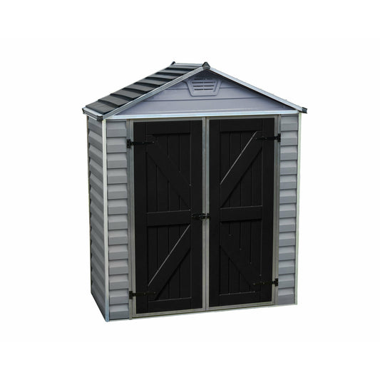 Palram Sky Light 6' x 3' Storage Shed - Gray