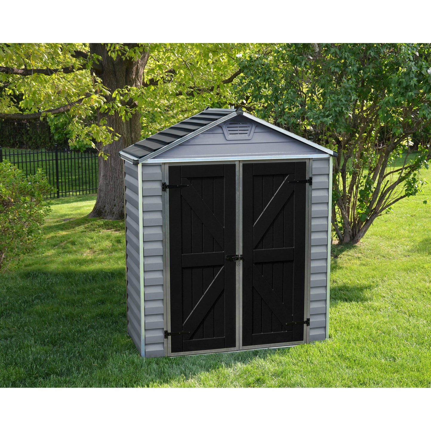 Palram Sky Light 6' x 3' Storage Shed - Gray