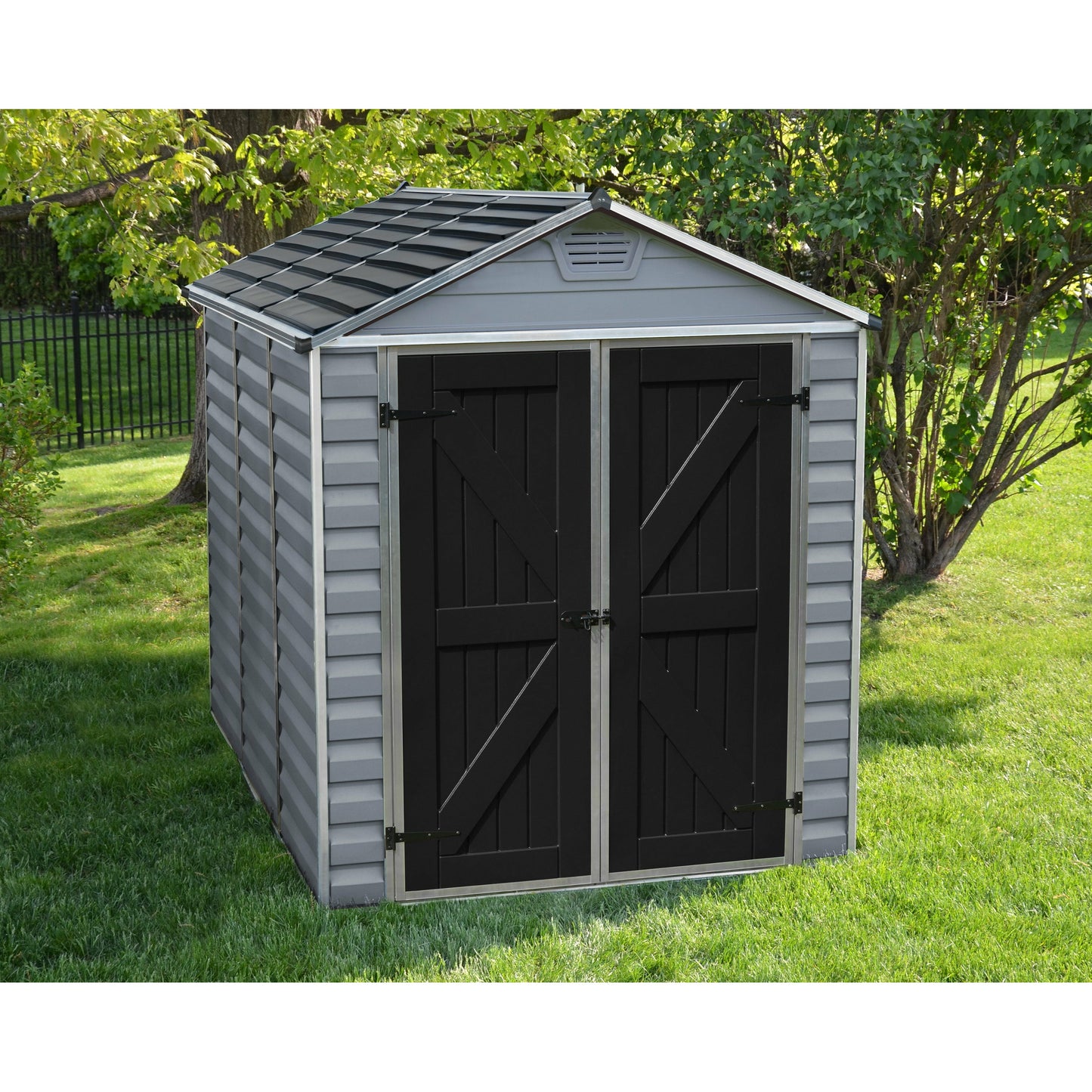 Palram SkyLight 6' x 8' Storage Shed - Gray