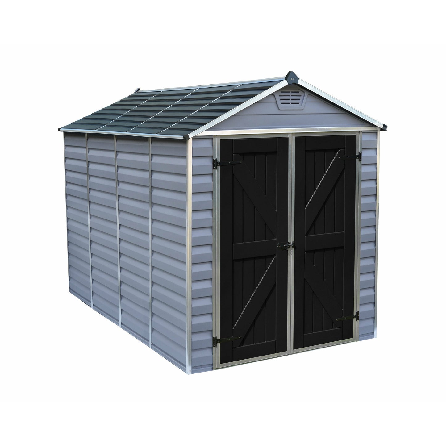 Palram SkyLight 6' x 10' Storage Shed - Gray