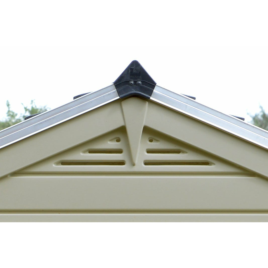 Palram SkyLight 6' x 10' Storage Shed - Tan