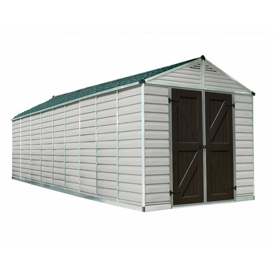 Palram SkyLight 8' x 20' Storage Shed - Tan