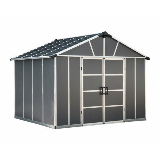 Palram Yukon Shed S- 11' x 9' Gray