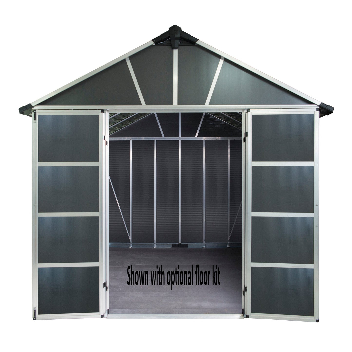 Palram Yukon Shed S- 11' x 9' Gray