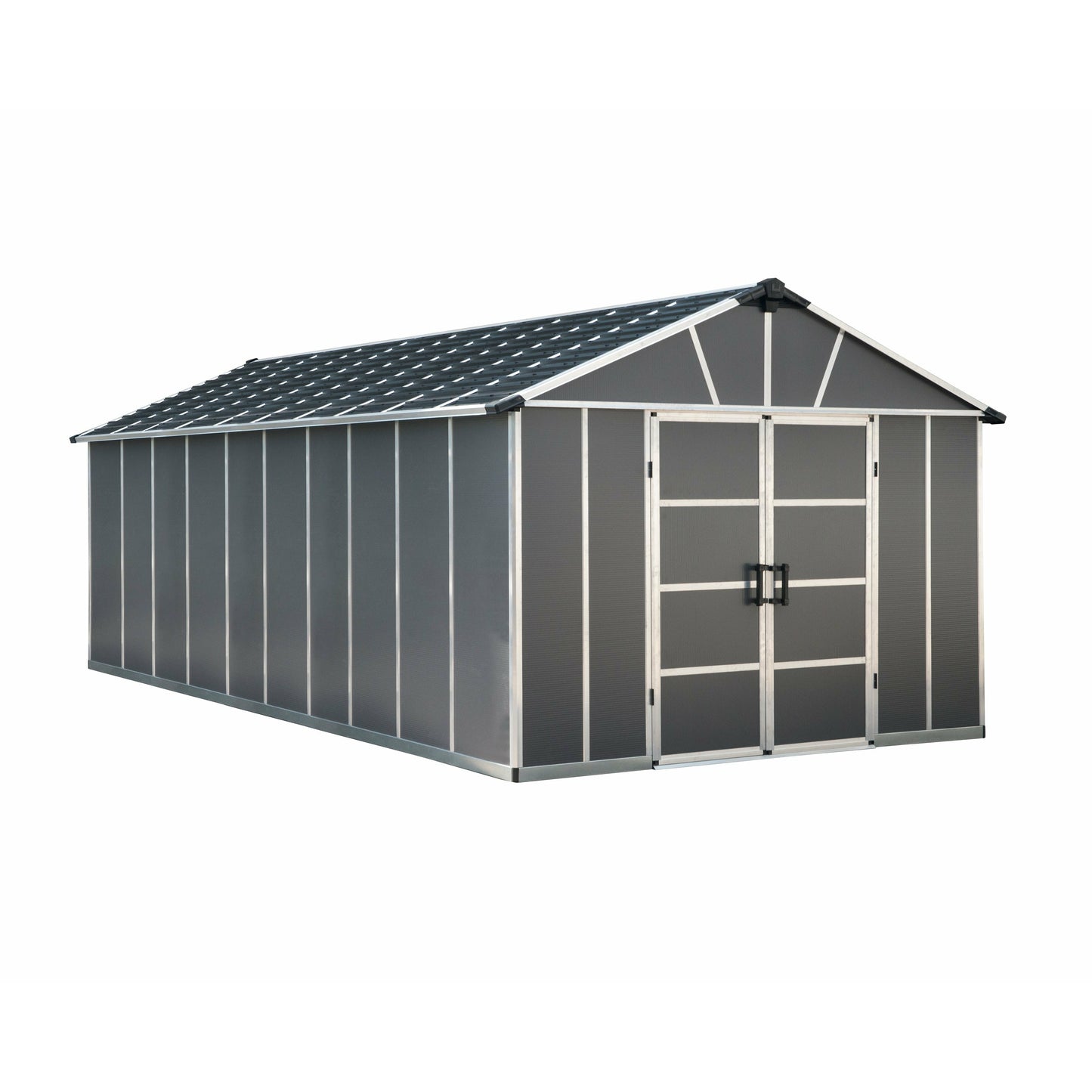Palram Yukon Shed S- 11' x 17' Gray