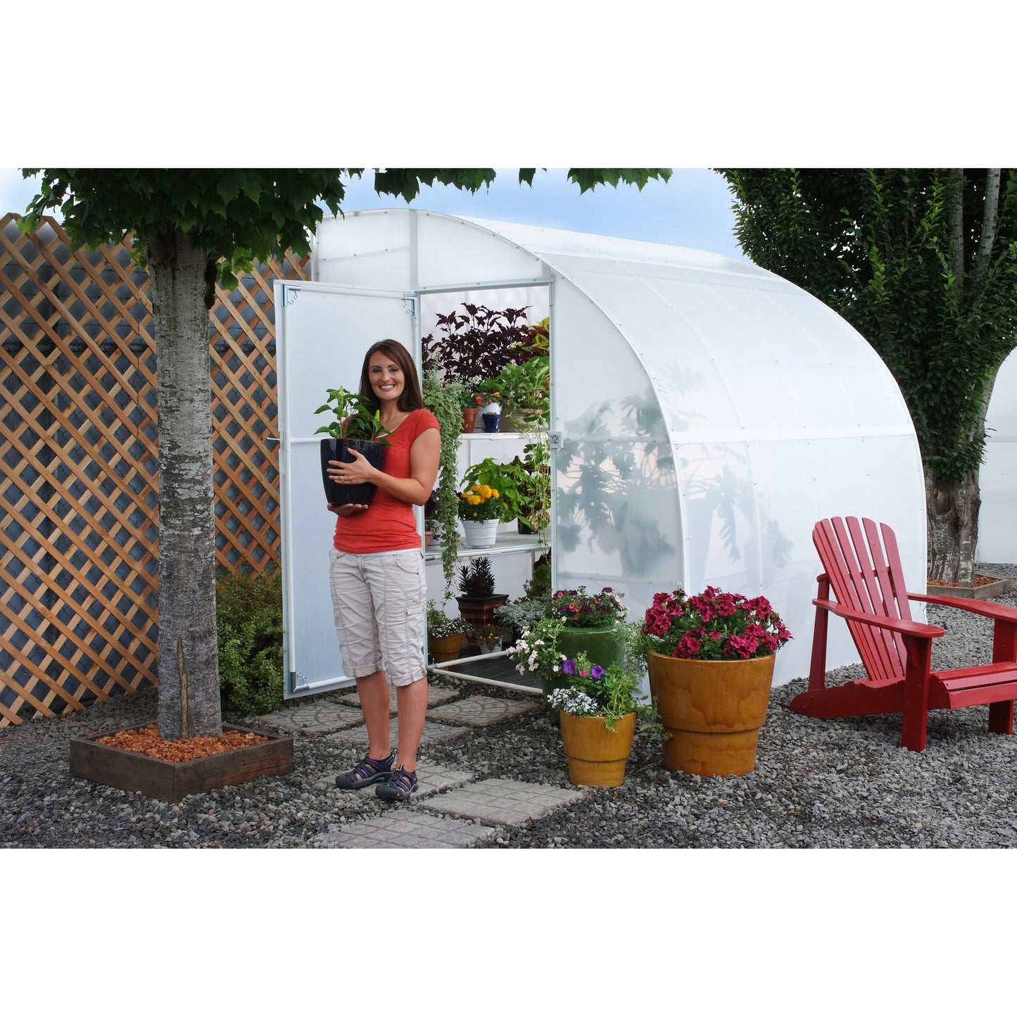 Solexx Harvester Greenhouse Deluxe 8'W x 16'L x 8'H