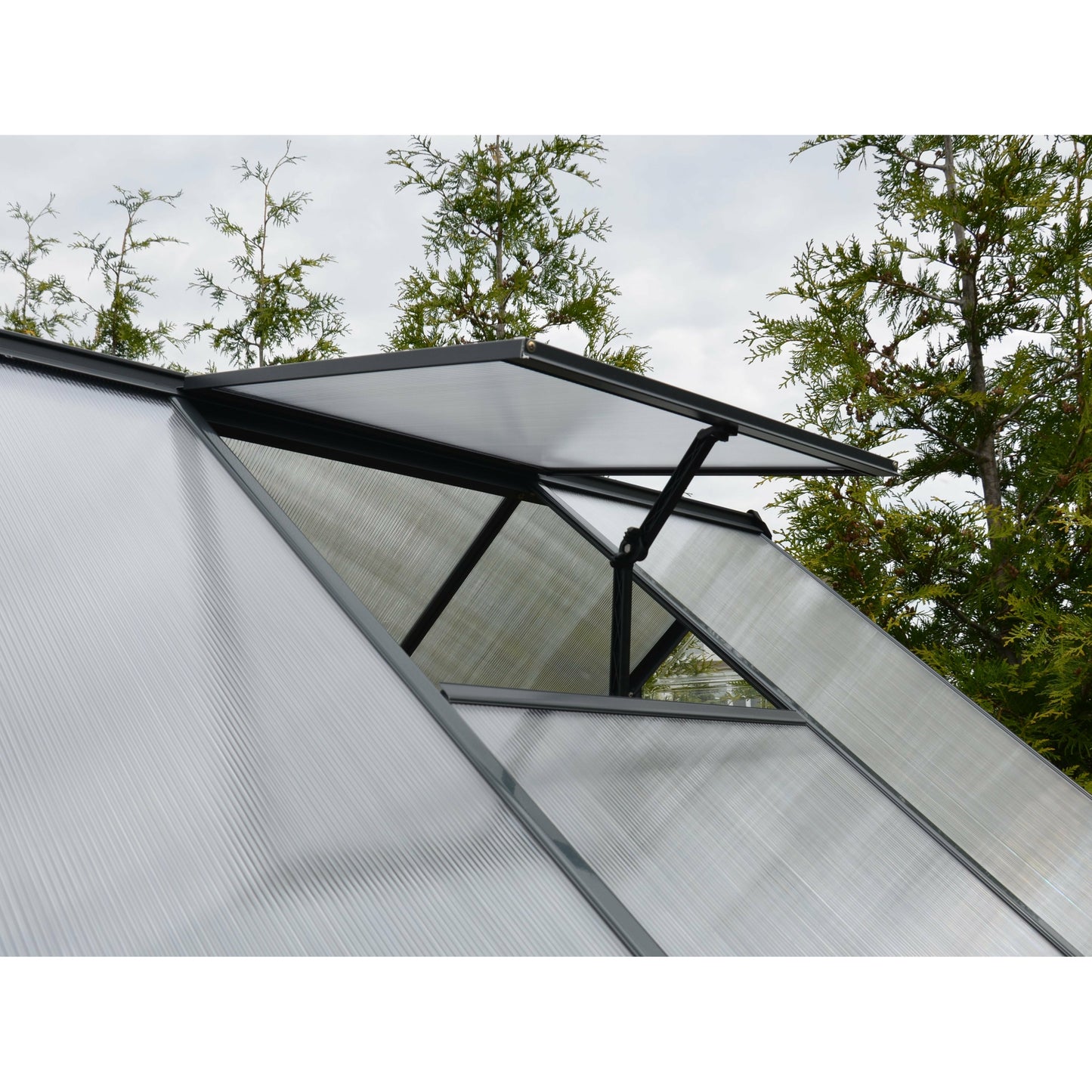 Palram Hybrid 6' x 10' Greenhouse - Gray