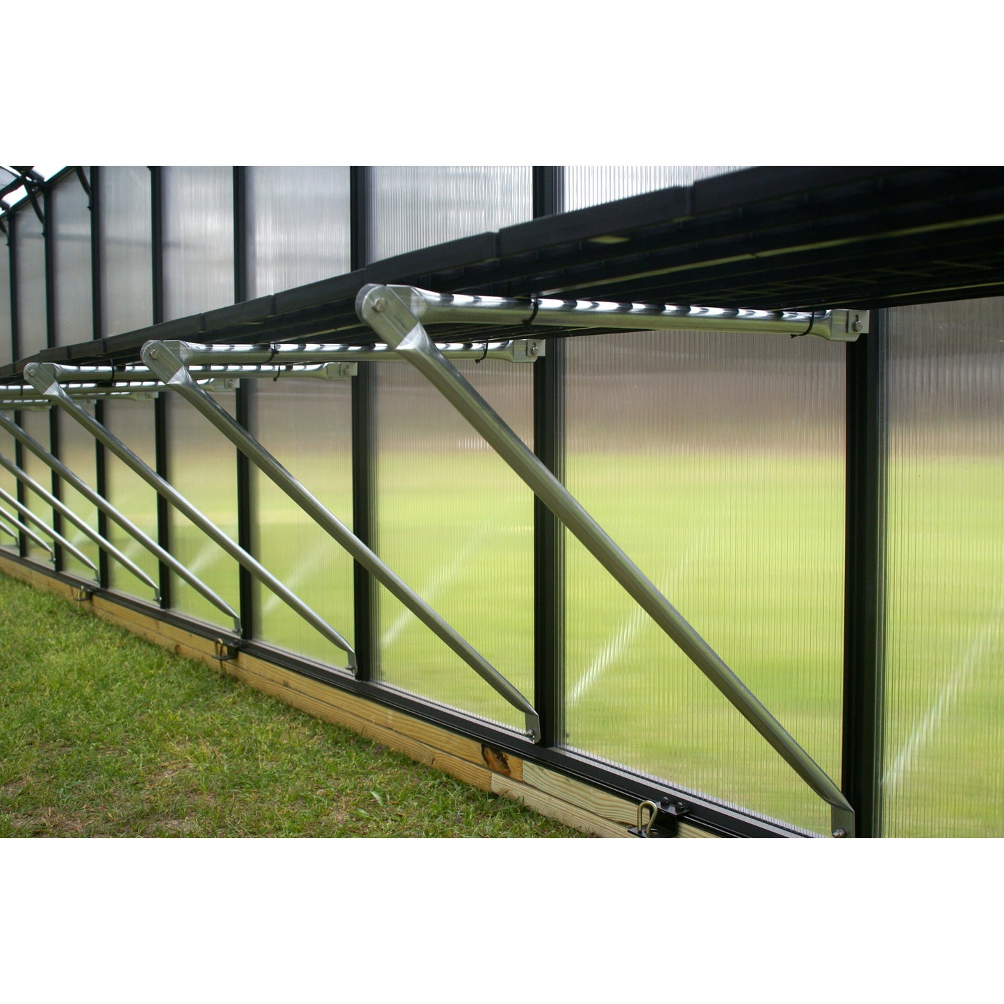 Mont Growers Edition Greenhouse 8FTx 24FT - Black Finish MONT-24-BK-GROWERS