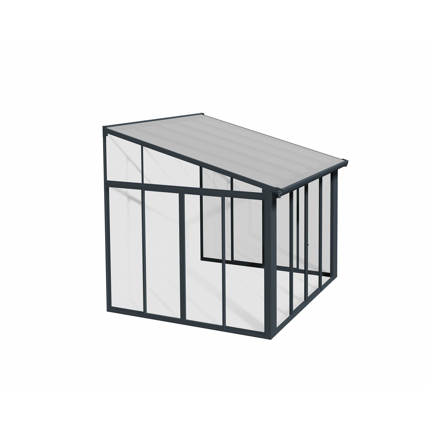 Palram SanRemo 10' x 10' Patio Enclosure-Gray/Clear