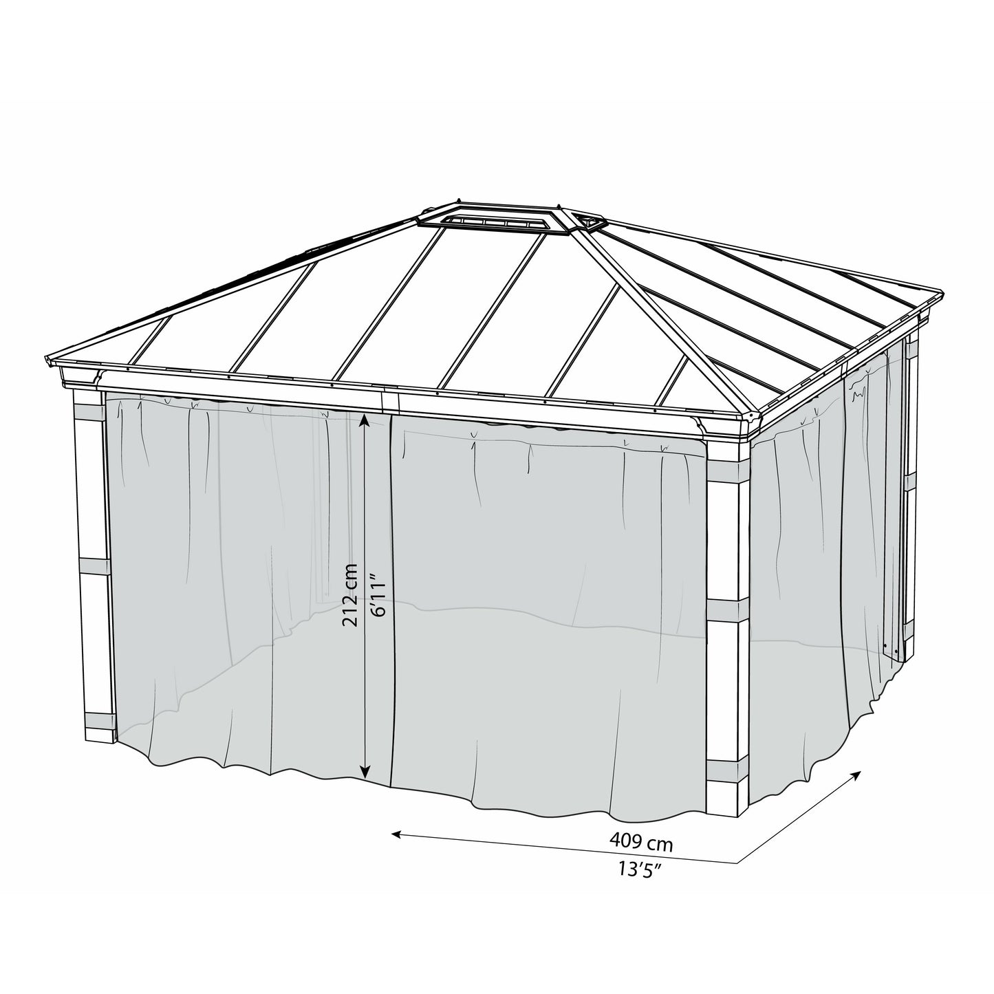 Palram Dallas 4300 Netting Set