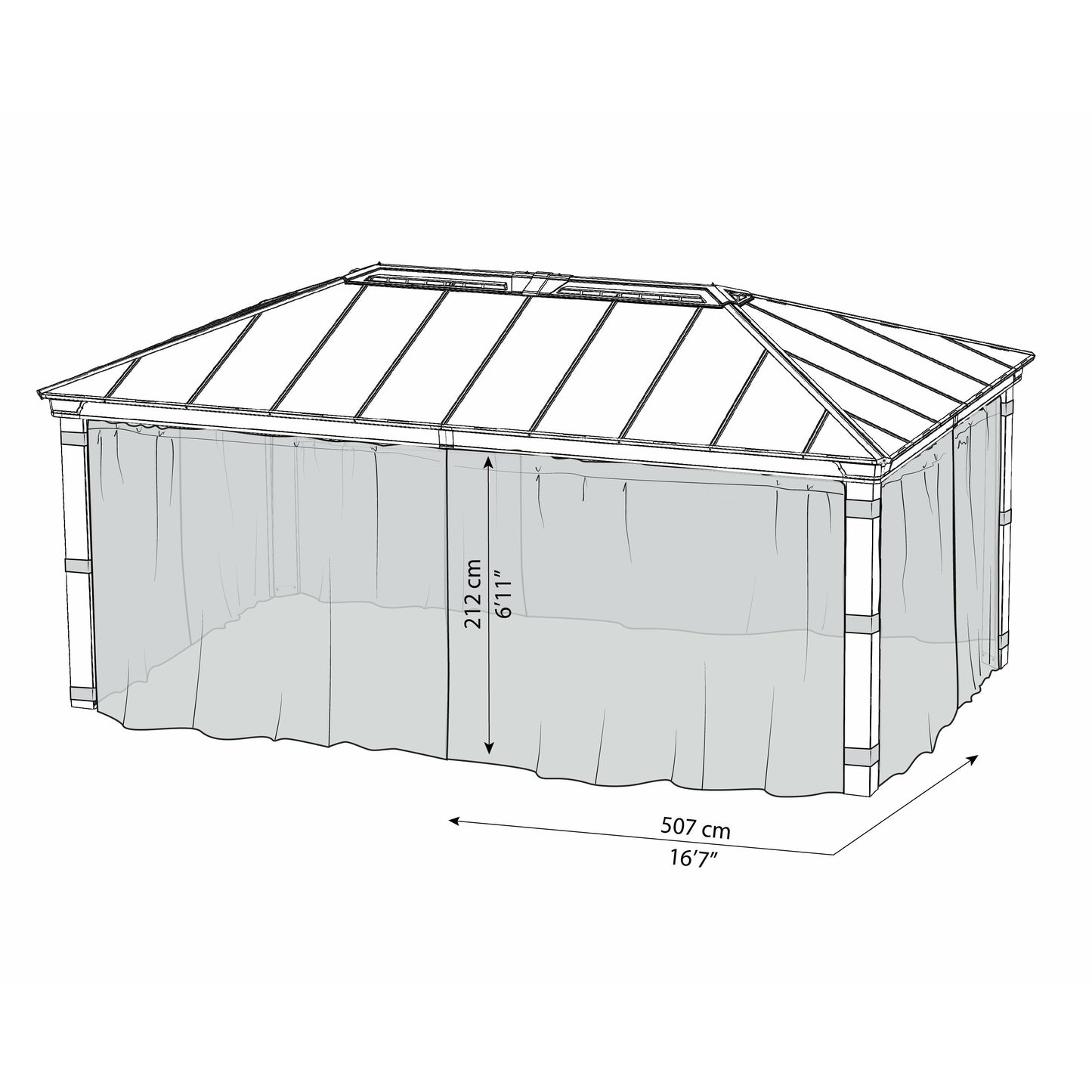 Palram Dallas 6100 Netting Set
